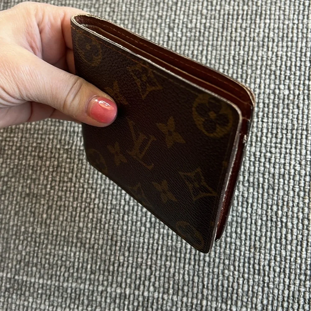 Louis Vuitton Marco monogram bifold wallet brown leather small men’s wallet - Picture 16 of 17